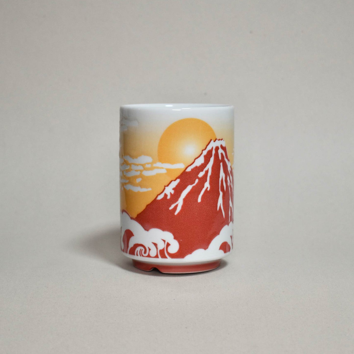 MINO WARE YUNOMI RED FUJI （赤富士）