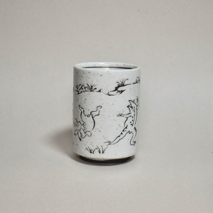 MINO WARE YUNOMI CHOUJUGIGA（鳥獣戯画）RED