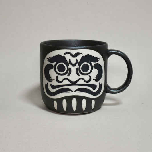 MINO WARE DARUMA BIG MUG TENMOKU（天目）