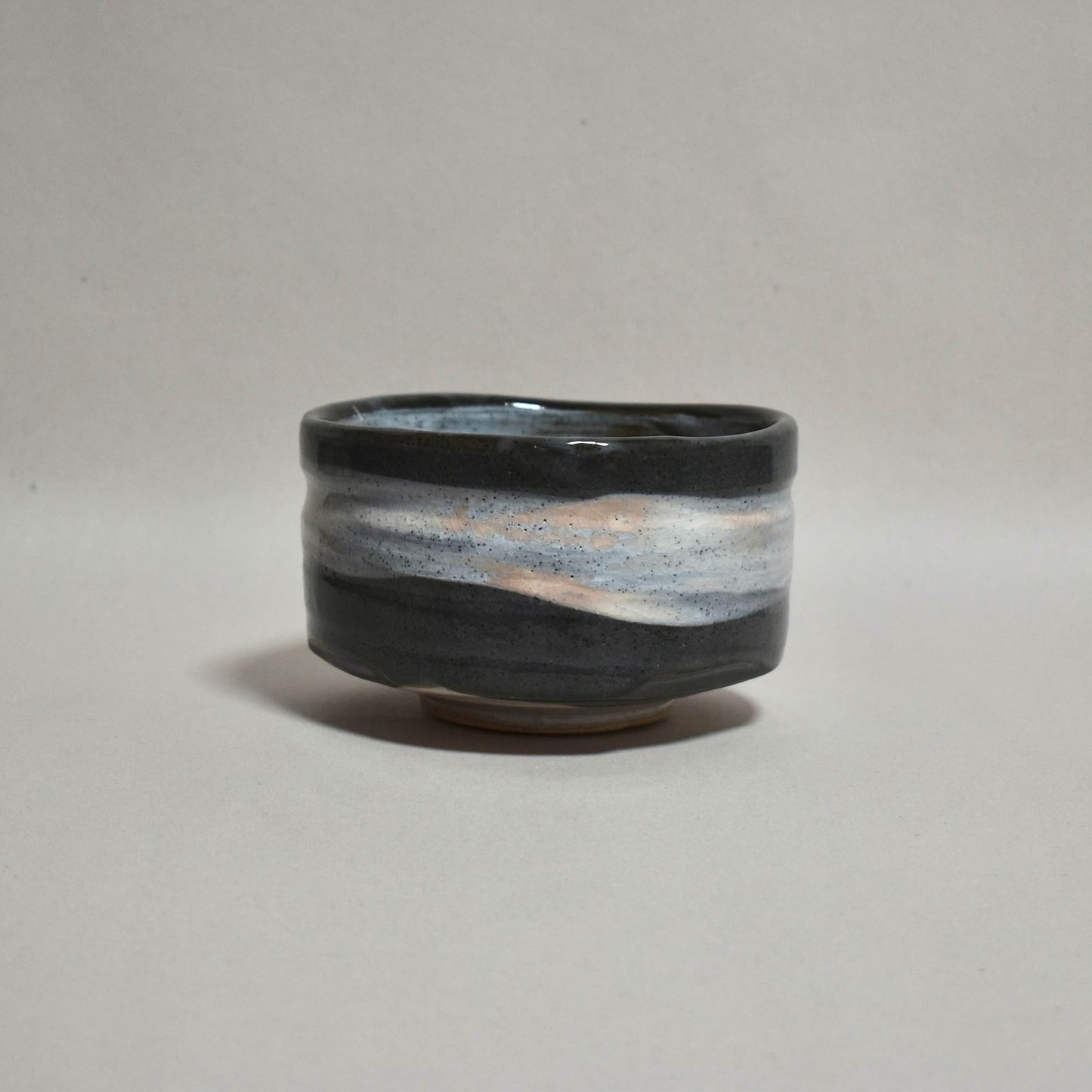 MINO WARE MATCHA BOWL  雲削り