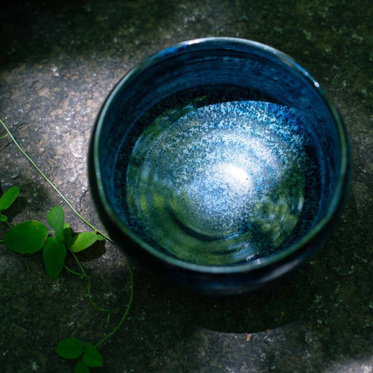 MINO WARE MATCHA BOWL 青釉流し